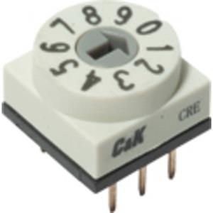 c&kswitches C & K Switches CRE08RRDM0A Codierschalter BCD Schaltpositionen 8 1 St. Tube