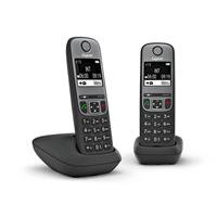 Gigaset A705 Duo Dect telefoon Zwart