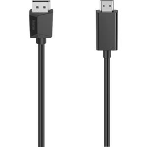 Hama Video Cable DisplayPort Plug - HDMI Plug Ultra-HD 4K 1.50m
