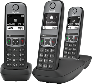 Gigaset A705 Trio Dect telefoon Zwart
