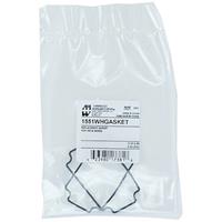 hammondelectronics Hammond Electronics 1551WHGASKET Dichtung Silikon Schwarz (B x H) 60mm x 35mm 2St.