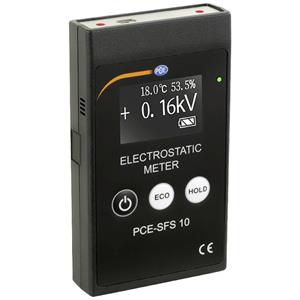 PCE Instruments Elektrostatik Messgerät Elektromagnetisches Feld, Feuchtigkeit, Temperatur