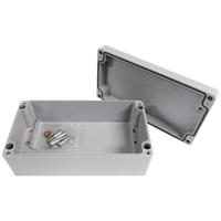 Reltech EfaBox 128-000-659 Universal-Gehäuse 220 x 120 x 81 Aluminium pulverbeschichtet Grau 1St.