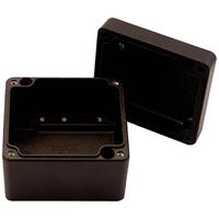 Reltech EfaBox 128-000-356 Universal-Gehäuse 75 x 80 x 57 Aluminium pulverbeschichtet Schwarz 1St.