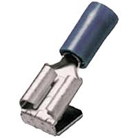 Intercable 180903 Flachstecker mit Abzweig Steckbreite: 6.30mm Steckdicke: 0.80mm Teilisoliert Blau