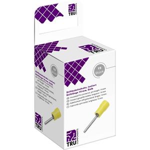 trucomponents TRU COMPONENTS T2010C362 Stiftkabelschoen 4.0 mm² 6.0 mm² Deels geïsoleerd Geel 15 stuk(s)