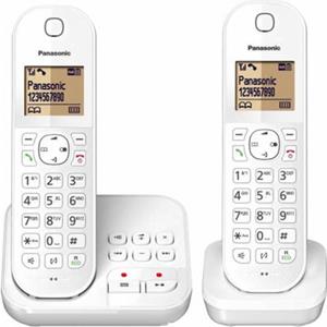 Panasonic KX-TGC422GW Schnurlostelefon mit Anrufbeantworter weiß