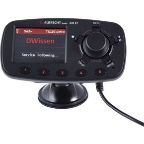 Albrecht DR 57 87.6 - 107.9MHz Bluetooth Zwart FM transmitter