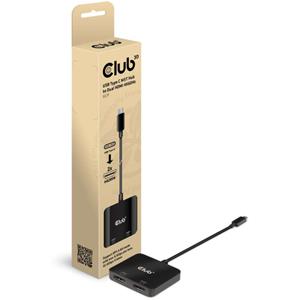 Club 3D USB-C (male) naar Dual HDMI (female) 4k/60HZ MST Hub