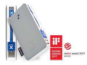 Xtorm 10W XB2 Series Powerbank Travel 6000mAh - Arline Edition - Grijs