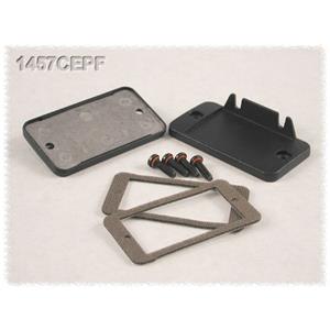 hammondelectronics Hammond Electronics 1457CEPF Endplatte mit Flansch (L x B x H) 12 x 59 x 31mm Aluminium Schwarz 2St.