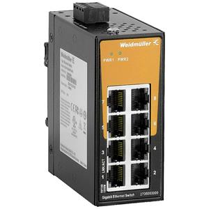 Weidmüller IE-SW-EL08-8GT-MINI Industrial Ethernet Switch 10 / 100 / 1000MBit/s