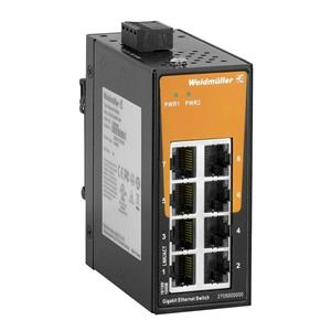 Weidmüller IE-SW-EL08-8GT-MINI Industrial Ethernet Switch 10 / 100 / 1000MBit/s