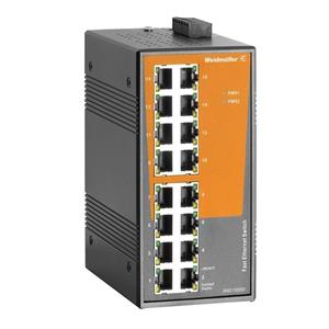 Weidmüller IE-SW-EL16-16TX Industrial Ethernet Switch 10 / 100MBit/s