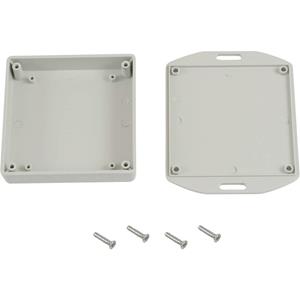 hammondelectronics Hammond Electronics 1551XFLGY Universal-Gehäuse 80 x 80 x 20 ABS Grau