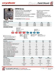 Crydom CWA4825E CRZ SSR