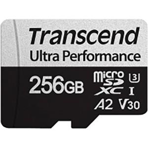 Transcend microSDXC 340S microSDHC-kaart 256 GB Class 10, Class 3 UHS-I