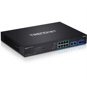 Trendnet TPE-3012LS. Switch type: Managed. Type basis-switching RJ-45 Ethernet-poorten: Gigabit Ethernet (10/100/1000), Aantal basis-switching RJ-45 Ethernet-poorten: 10. Full duplex. MAC-adrestabel: 
