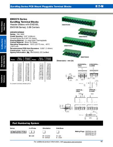 bussmannbyeaton Bussmann by Eaton EM257507HO BS