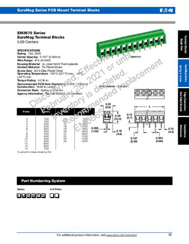 bussmannbyeaton Bussmann by Eaton EM367505 BS