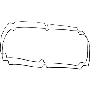 hammondelectronics Hammond Electronics 1554YGASKET Dichtung Silikon Schwarz (L x B x H) 300 x 240 x 3mm 1 Set