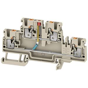 Weidmüller A2T 2.5 EM1 24VUC LED RD/1 2704410000 Beige 50St.