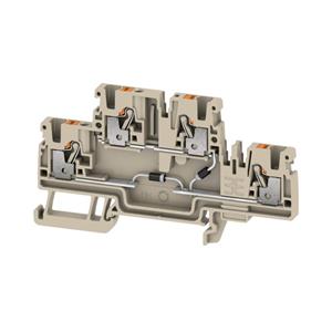 Weidmüller A2T 2.5 EM2 D/6 2704400000 Beige 50St.