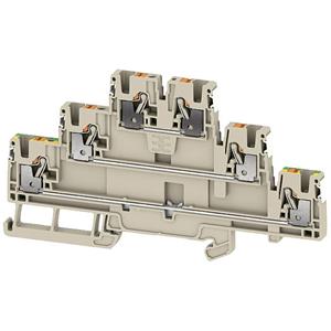 Weidmüller A3T 2.5 FT-FT-PE DL 2757430000 Beige 50St.