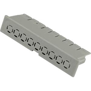 hammondelectronics Hammond Electronics DIN-rail-behuizing deksel 52 x 10 x 16 Polycarbonaat Lichtgrijs 1 stuk(s)