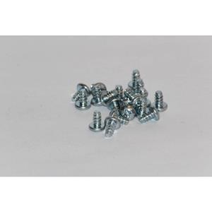Hammond Electronics 1598ATS100 Bevestigingsschroef Staal Zilver 100 stuk(s)