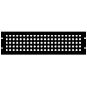 hammondelectronics Hammond Electronics PPFS19007BK2 Montageplatte (L x B x H) 483 x 2 x 178mm Stahlblech Schwarz 1St.