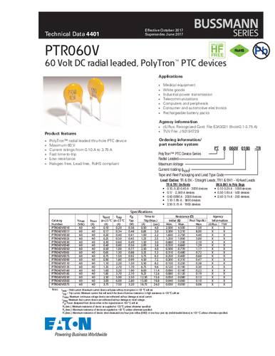Bussmann by Eaton PTR060V0030-TR BS