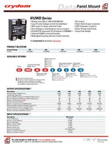 Crydom H12WD4850PGH CRZ