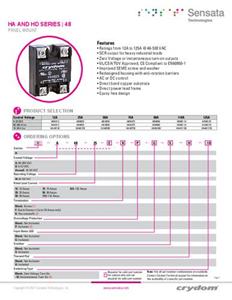 Crydom HA4825-10 CRZ SSR