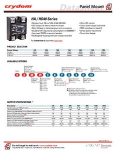 Crydom HA4850E-10 CRZ SSR