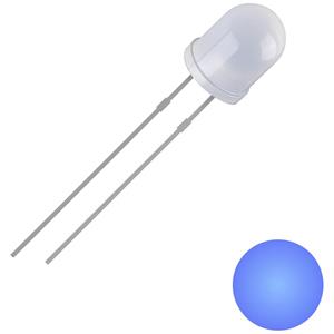 2111O162 Bedrade LED Blauw Rond 3 mm 1300 mcd 30 ° 20 mA 3 V