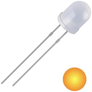 Quadrios 2111O171 LED bedrahtet Gelb Rund 5mm 700 mcd 30° 20mA 2V