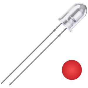 Quadrios 2111O178 LED bedrahtet Rot Rund 5mm 2500 mcd 25° 20mA 2V