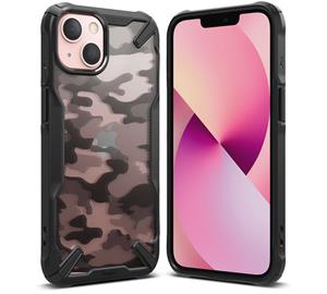 Ringke Fusion X Design iPhone 13 Mini Hybride Hoesje - Camouflage / Zwart