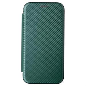 Motorola Moto G71 5G Flip Cover - Koolstofvezel - Groen
