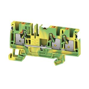 Weidmüller A3C 4 PE DL 2674830000 Groen-geel 50 stuk(s)