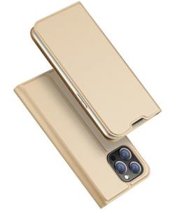 Dux Ducis Skin Pro iPhone 14 Pro Max Flip Hoesje - Goud