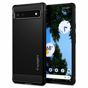 Spigen Rugged Armor Google Pixel 6a TPU Case - Zwart