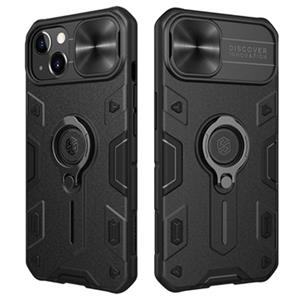 Nillkin CamShield Armor iPhone 13 Hybrid Case - Zwart