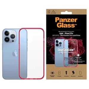 PanzerGlass Apple iPhone 13 Pro AntiBacterial ClearCase- Strawberry