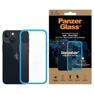 PanzerGlass ClearCase iPhone 13 Mini AntibacteriÃ«le Cover - Blauw / Doorzichtig