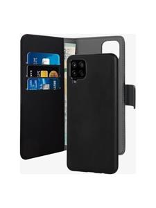 Puro 2-in-1 Magnetisch Samsung Galaxy A12 Wallet Case - Zwart