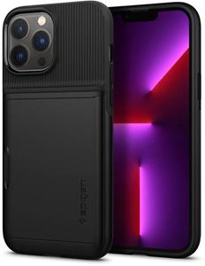 Spigen Slim Armor CS iPhone 13 Pro Max Hoesje - Zwart