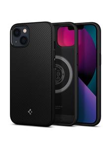 Spigen Mag Armor iPhone 13 Mini Hybrid Hoesje - Mat Zwart