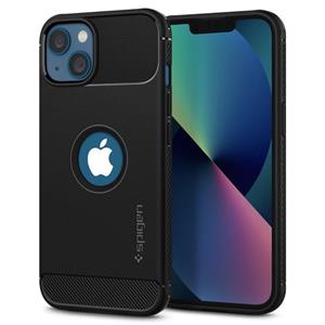 Spigen Rugged Armor iPhone 13 Mini TPU Case - Zwart